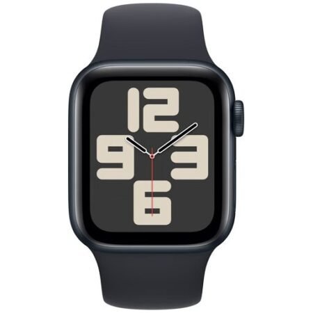 Apple Watch SE (2022) 4G 40mm Midnight Aluminium Sportband S/M Middernacht