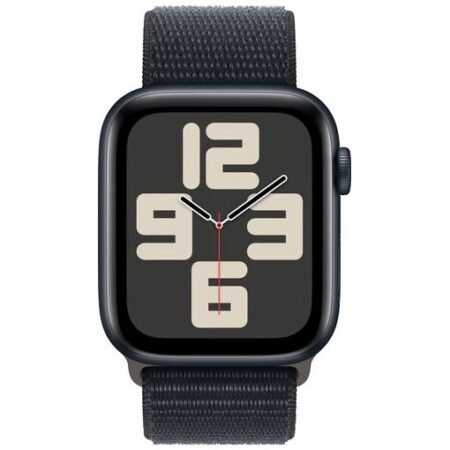 Apple Watch SE (2022) 4G 44mm Midnight Aluminium Sport Loop Middernacht