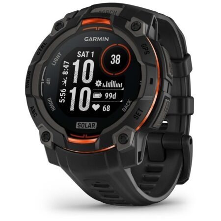 Garmin Instinct 3,45mm,Solar,Black Bezel with Black Band Zwart