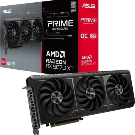 ASUS PRIME AMD Radeon RX 9070 XT - Videokaart - 16GB - GDDR6 - 1x HDMI 2.1b - 3x DisplayPort 2.1a