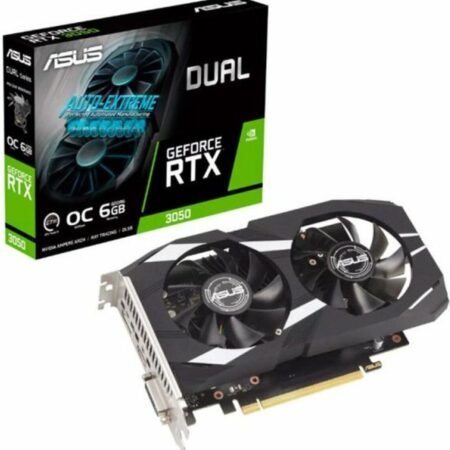 ASUS Dual NVIDIA GeForce RTX 3050 OC Edition - Videokaart - 6GB - GDDR6 - PCIe 4.0 - 1x HDMI 2.1 - 1x DisplayPort 1.4 - 1x DVI-D
