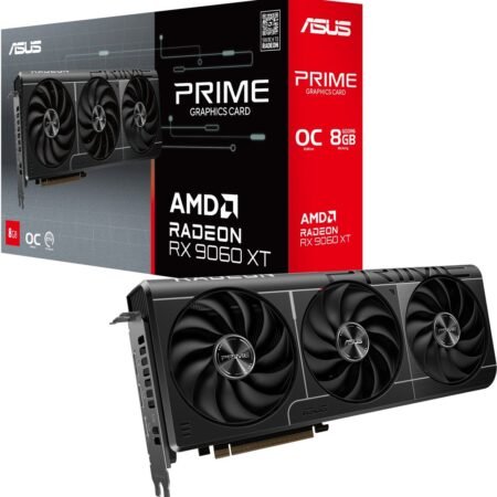 ASUS PRIME AMD Radeon RX 9060 XT OC - Videokaart - 8GB - GDDR6 - 1x HDMI 2.1b - 2x DisplayPort 2.1a