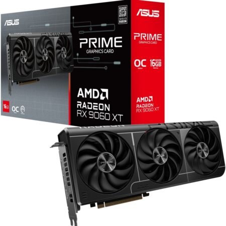 ASUS Prime AMD Radeon RX 9060 XT OC - Videokaart - 16GB - GDDR6 - 1x HDMI 2.1b - 2x DisplayPort 2.1a