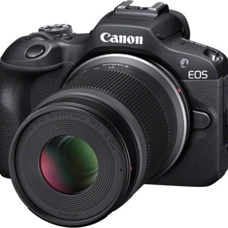 Canon EOS R100 - Systeemcamera + RF-S 18-45mm IS STM + RF-S 55-210mm lens